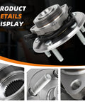 Front Wheel Bearing And Hub Assembly For Ram 1500 2012 2018 And Ram 1500 Classic 2019 2 Piece 5 Lug Hub With ABS Replacement