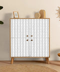 Black And White Peel And Stick Wallpaper Herringbone Geometric Self Adhesive Backsplash For Bathrooms And Walls Dope Look on cabinet