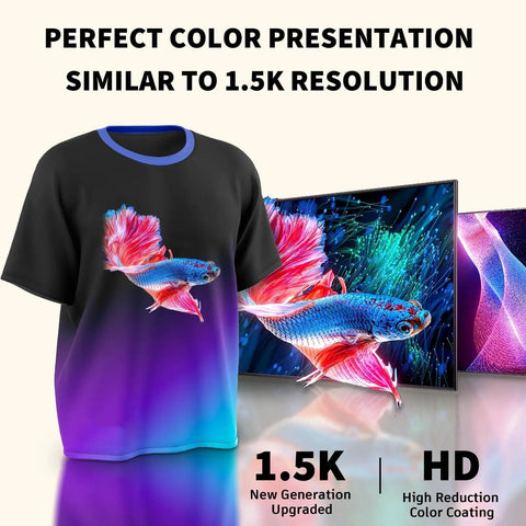 DTF Transfer Film A4 100 Sheets Double Sided Matte Premium DTF Paper For Dark Fabrics And Color T Shirts High Definition Print