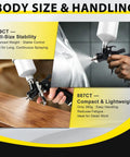 Professional Hvlp Spray Gun Double Pack Featuring Easy Dial Air Adjustment Corrosion Fighting Metal Parts For Quick And Slick Auto Shop Panel Coating Tasks - Full-size and mini gun handling.