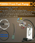 Ford F Series Front And Rear Fuel Pump Assembly For 1992 1993 1994 1995 1996 1997 F150 F250 F350 F250HD V8 fuel pump kit with wiring harness