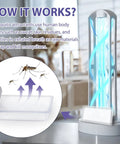 Six Pack Mosquito Attractant Bait Refills For Bug Zappers And Fly Traps Mosquito Lure For Indoor Outdoor Use That Attracts Aedes Culex And House Mosquitoes Compatible With All Flying Insect Traps, showing mosquito attractant and trap mechanism.