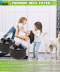 Replacement Filter Kit For Bissell Style 9 10 12 And PowerForce Bagless Vacuums Includes 2 Pack Outer Foam And Inner Filters Easy