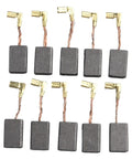 CB325 Carbon Brushes Replacement Set For Electric Motors And Angle Grinders 17x11x5mm 10 Pack on white background