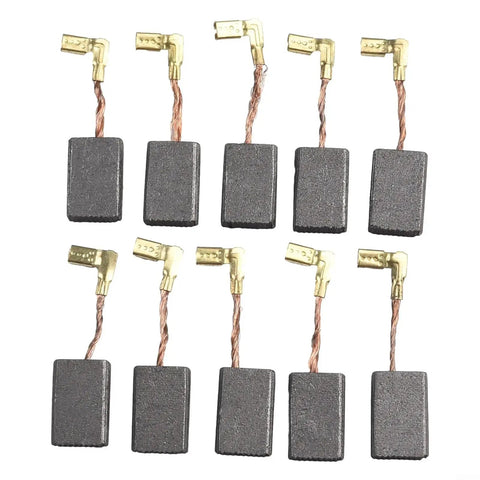 CB325 Carbon Brushes Replacement Set For Electric Motors And Angle Grinders 17x11x5mm 10 Pack on white background