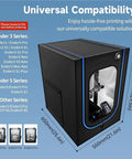 Ender Series 3D Printer Enclosure With Built In Ventilation Kit And Dope LED Light showcasing universal compatibility.