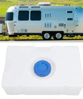 18 Gallon RV Water Tank For Fresh Water Storage And Transport Durable LLDPE Holding Tank For Trailer Boat Yacht And Home Plumbing Replacement Solid Go To Choice For Drinking Water And Daily Use with blue cap