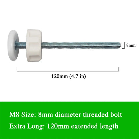Extra Long 8mm Spindle Rods For Pressure Mounted Baby And Pet Gates 4 Pack Replacement Set White Fits Regalo Summer West End Carlson Top Paw Evenflo And Other Major Brands For Easy Replacement And Strong Secure Fit