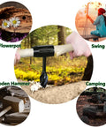 Bushcraft Hand Auger Wrench For Survival And Camping in use with woods around, ideal for DIY projects like swings or flowerpots