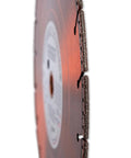Side view of Heavy Duty Diamond Cut Off Wheel 12 Inch For Metal Cutting All Purpose Diamond Blade Vacuum Brazed detail