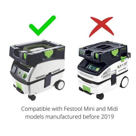 Reusable Dust Bag For Festool Midi CT 15 E And CT 25 HEPA Dust Extractors, Compatible With MIDI OLD Models image showing compatibility