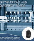 Kickass Grip 10 Pack M4 Thread Ball Plungers High Carbon Steel Hex Socket used in pneumatic systems for accurate positioning.