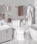 Polished Chrome 4-Piece Bathroom Accessories Set With 18-Inch Towel Bar Wall Mount, Built To Last SUS304 Stainless Steel Hardware