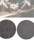 Ditch The Dust And Clog Issues With These 9 Inch Sandpaper Mesh Discs featuring super sticky hook loop backing and fine grind design.