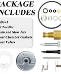 Pro Grade Carburetor Rebuild Kit With Float Bowl For Tecumseh And Coleman Generators And Snow Blowers 6HP 8HP 10HP HM100 HSMK80