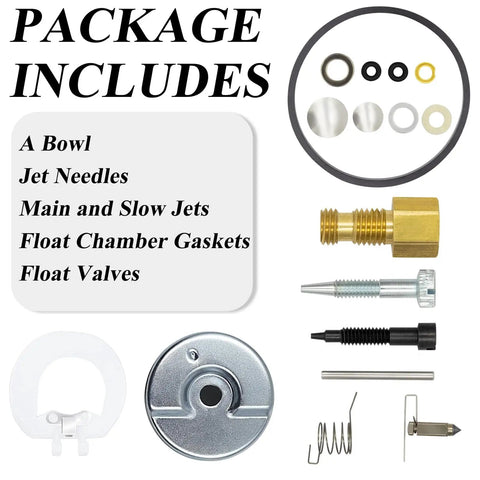 Pro Grade Carburetor Rebuild Kit With Float Bowl For Tecumseh And Coleman Generators And Snow Blowers 6HP 8HP 10HP HM100 HSMK80
