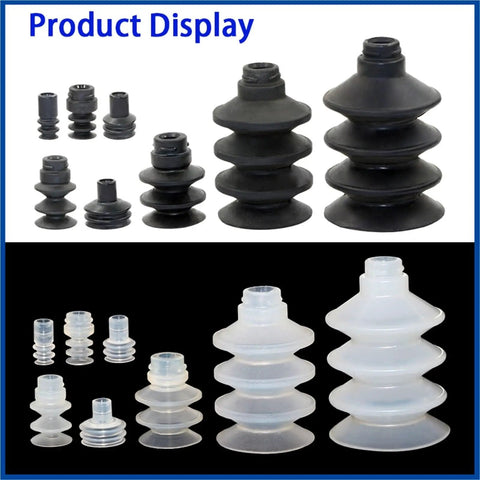 Five Pack Dope Mechanical Arm Vacuum Suction Cup Set With Three Layer Multi Layer Sucker For Robot Gripper Automation