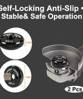 Tool Free Quick Install And Release Angle Grinder Nut Set 5/8-11 2 Pack Self Locking Flange Nuts For 4-1/2 Inch To 9 Inch Grinders