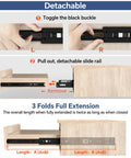12 Inch Full Extension Soft Close Drawer Slides With No Slam Dampers Whisper Quiet Operation Heavy Duty Iron Core Double Spring Mechanism Pair For Smooth Cabinet Drawers detachable black slide rail for wooden drawer