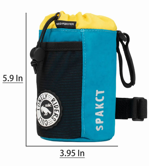 Universal Bike Cup Holder And Multi Position Bag For Handlebar Top Tube Stem And Saddle Mounts Easy Install Water