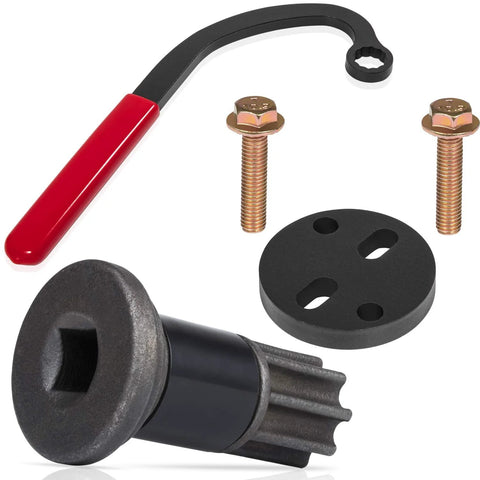 13mm injection pump idle lock nut wrench with engine barring tool and gear puller, 3-set for Cummins 5.9L