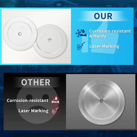 Comparison of truck hub seal installer kit with corrosion-resistant and laser marking features for Class 7-8 heavy-duty trucks.