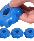 Gas Cylinder Valve Handles Set Of 4 Anti Slip Aluminum Alloy Hexagonal Industrial Hand Wheels For Emergency Valve Opening, Heavy Duty