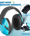 4 Pack Kids Ear Muffs Noise Canceling 26dB Adjustable Headphones for Safe Sound and Everyday Noise Reduction, Blue Earmuffs