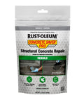 Pro Structural Concrete Repair Patch For Interior And Exterior, Fast Setting Cement Based Filler, 3 lb gray package front view
