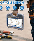 Person carrying Rivet Nut Tool Kit With 4 Mandrels M5 M6 10-24 1/4-20 And 420 Rivet Nuts, Rugged Carrying Case, near tools