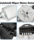 Direct Fit Rear Wiper Motor For Cadillac Escalade And ESV 2007 To 2014 Plus Chevrolet Suburban 1500 close-up view of motor details.