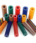 Heavy Duty Mold Spring Compression Load For Stamp Die Casting And Precision Machinery Tools 85Mm in various colors.