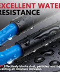460Pcs Black Heat Shrink Tubing Kit 2:1 Shrink Ratio Marine Grade Waterproof Electrical Tubing with water droplets