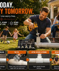 Man using All In One PVC Pipe Threader Kit For Internal And External Threads On One Half, Three Quarter, And One Inch PVC PPR Pipes