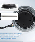 WZDK58-38G Brushless DC Inverter Motor For Air Conditioners, 310V 58W, top and side view with wiring detail