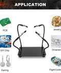 Helping Hands Soldering Station With 4 Flexible Arms Soldering Kit For Electronics, Jewelry, Crafts And Repairs Third Hand Tool Adjustable Gooseneck Clips Black applications with images