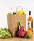 Brown Kraft Gift Bags With Handles 5x3x8.25 Inches Bulk Pack 750 Small Paper Bags For Gifting Retail Use Wedding Favors