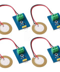 Analog Ceramic Piezo Vibration Sensor Module 4 Pack With Analog Output For Arduino 3.3V And 5V DIY Kits and Projects showing modules.