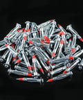 Heavy Duty 60 Piece One Eighth Inch Forty Six Millimeter Zinc Plated Steel Molly Bolt Drive Wall Anchors Set With Screws Rust Resistant For Strong Drywall Mounting And Secure Fixture Installations