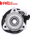 Front view of Front Wheel Bearing Hub Assembly For 95-01 Ford Explorer 4WD 5-Lug ABS component with wires visible.