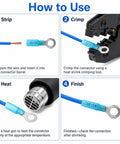 How to use Hella Durable Heat Shrink Wire Connectors Kit 480 Piece for auto and marine electrical fixes, step-by-step guide.