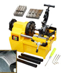 Heavy Duty Electric Pipe Threading Machine And Cutter 220V 750W with NPT BSPT dies, for cutting and threading steel pipes.