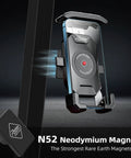 Golf Cart Magnetic Phone Holder Mount With Ultra Strong Rare Earth Magnets For EZGO Club Car Yamaha showing N52 magnet