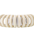Front view of Masking Tape Pack 10 Rolls, 0.75 Inch By 55 Yards, Beige And White General Purpose Tape for DIY projects