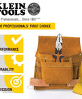 Insulated Do-It-All Combination Pliers With 1000V Protection VDE Certified in tool belt with helmet, worker tools USA