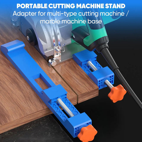 Adjustable Guide Rail For Cut Like Butter Performance Heavy Duty Anti Slip Milling Track locks onto boards for precise cuts.