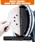 Ditch The Sanding Hassle With This Sweet 84 Piece Set Of Pro Grade 9 Inch Aluminum Oxide Discs featuring hook and loop backing for easy use.