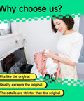 Woman using a top-load washer with Pro Grade Washer Clutch Kit Upgrade With Beefed Up Slider Gear For Top Load Washers Replacement Part Set.