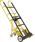 Heavy Duty Hand Truck 1200 Pound Capacity Appliance Dolly With Convertible Two Or Four Wheel Design Eight Inch Rubber Wheels