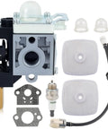 Carburetor For Echo SRM 210 Weedeater Replacement RB K75 A021000742 A021000740 A021000741 with gaskets, filters, and spark plug